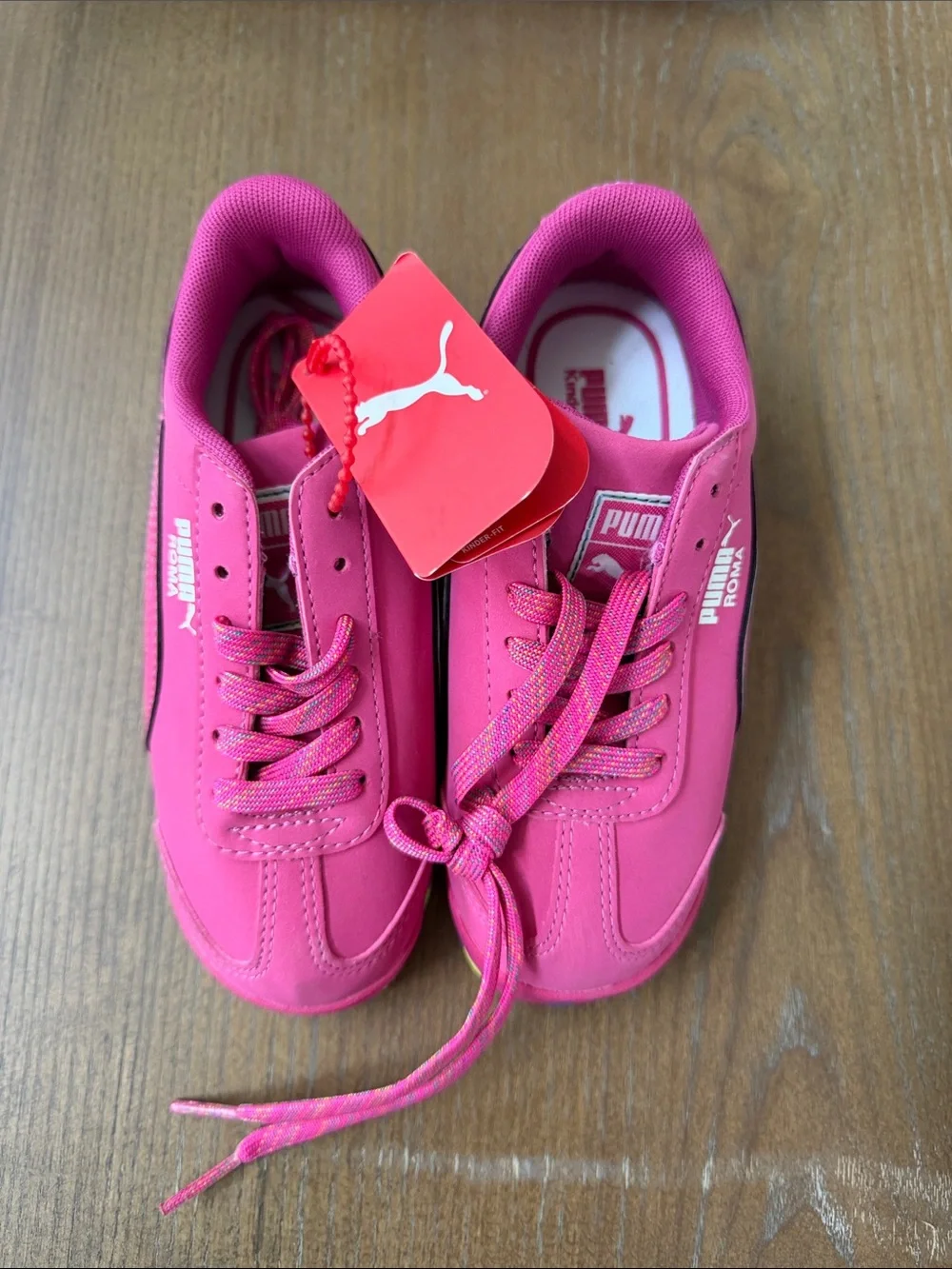 Puma Pink Roma Kids Sneakers